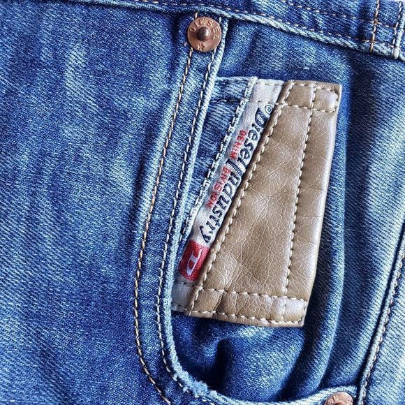 Diesel Grupee Ankle Super Slim Skinny Low Waist Stretch Size 26 NWOT - Picture 5 of 16